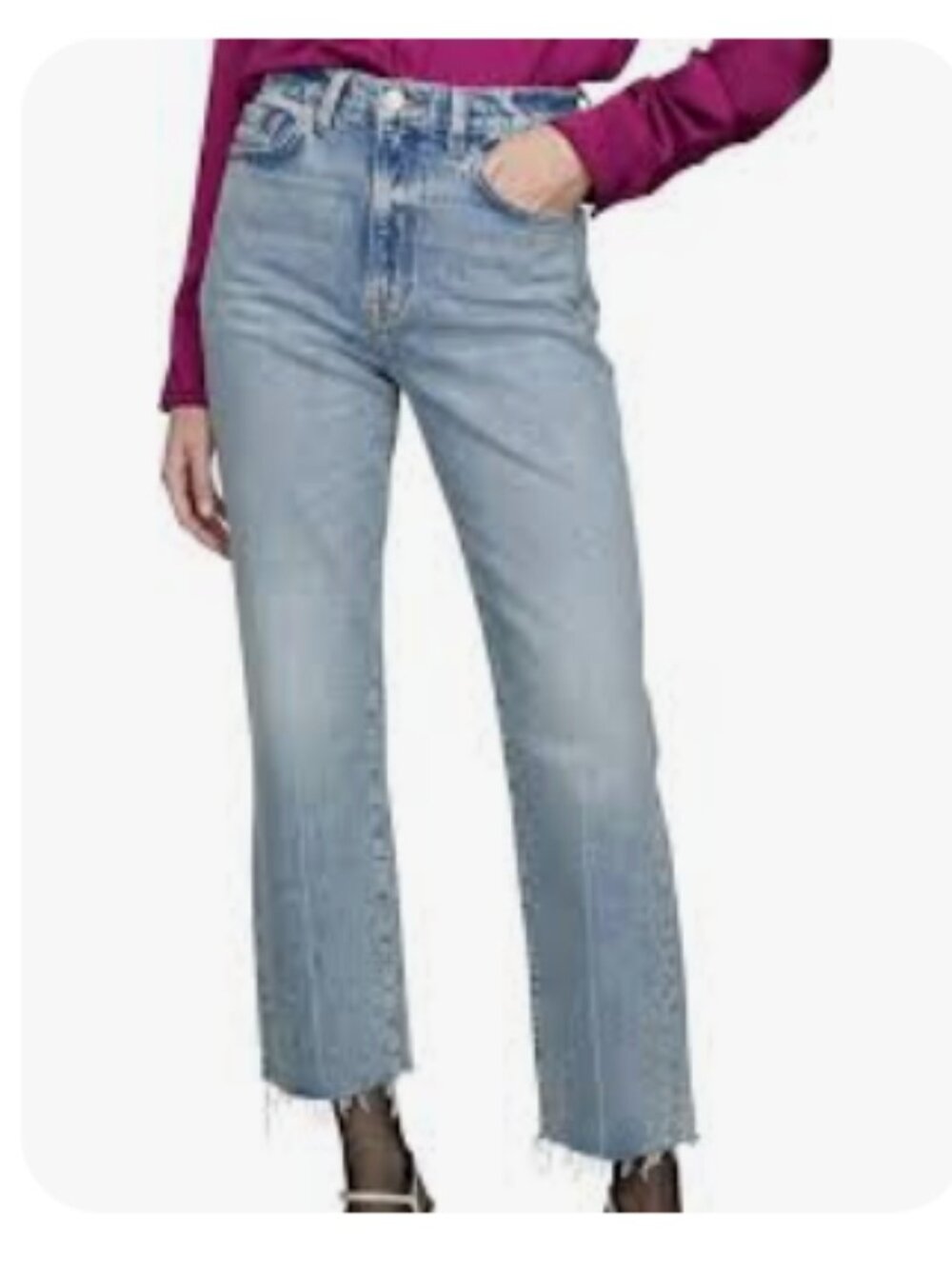 NWT 7 For All Mankind Logan Stovepipe Straight Jeans in Ode To - 32